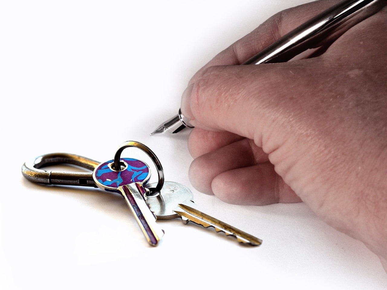 hand, key, house keys